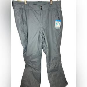 Columbia NWT Gray Ski snow pants 1x Women’s